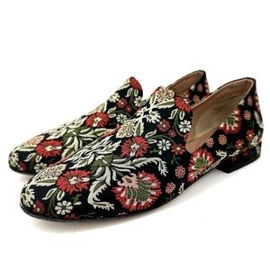 EUC Lewit Gabriella Brocade Tapestry Loafers